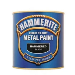 Hammerite Red - Hammered Exterior Metal Paint - 250ml