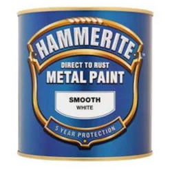 Hammerite Silver - Exterior Smooth Metal Paint - 250ml
