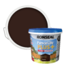 Ronseal Fence Life Plus Paint Dark Oak - 5L -Paint Store 12804532 5264942086520605