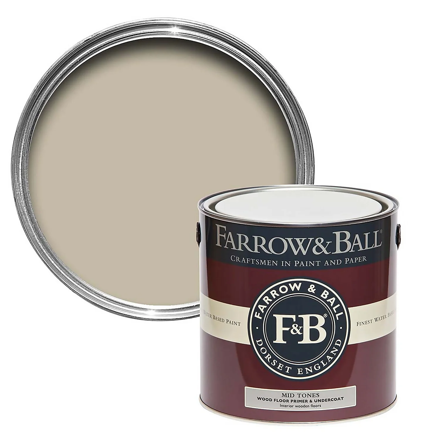 Farrow & Ball Primer Wood Floor Primer & Undercoat - 2.5L 3 Farrow & Ball Primer Wood Floor Primer & Undercoat - 2.5L