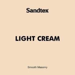 Sandtex Ultra Smooth Masonry Paint - Light Cream - 150ml -Paint Store 12804747 7274870274572620