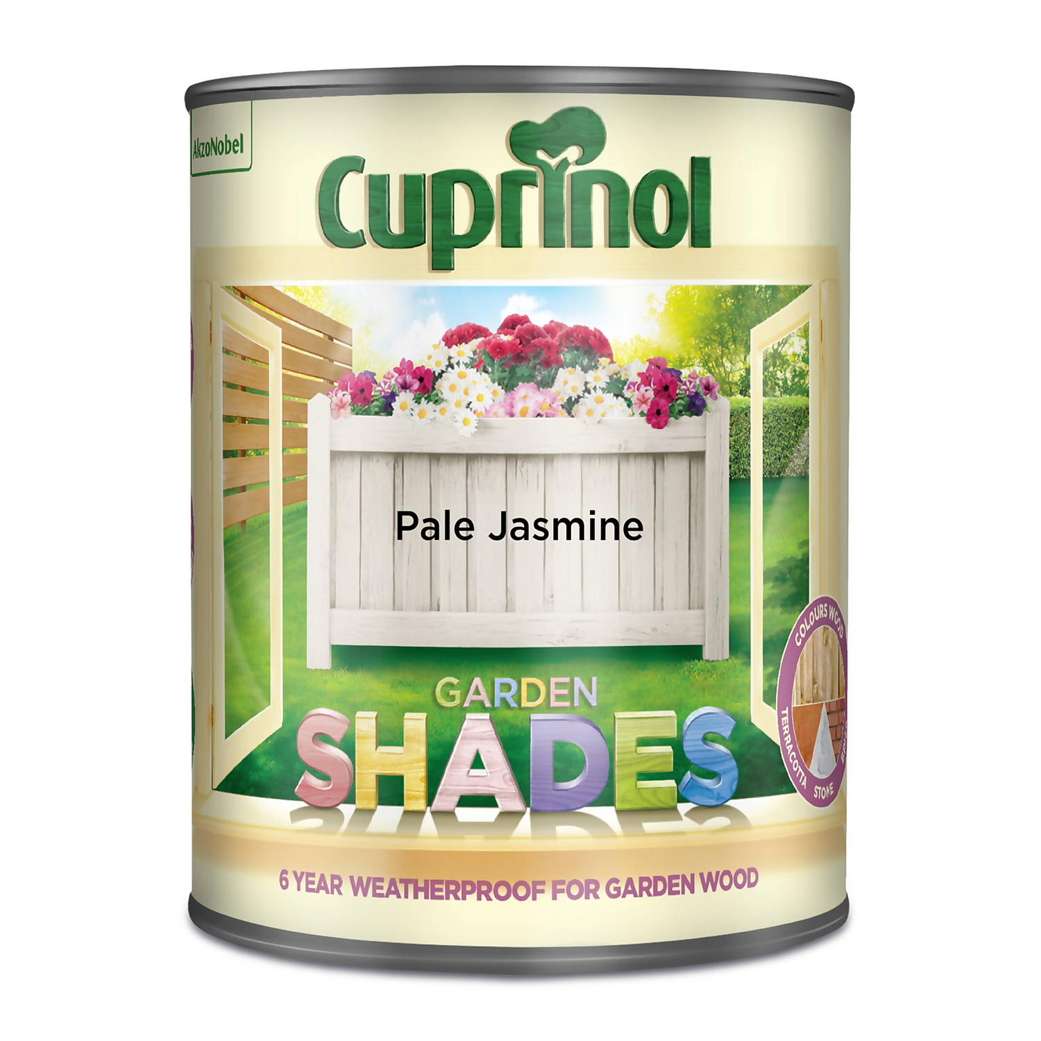 Cuprinol Garden Shades Pale Jasmine - 1L 5 Cuprinol Garden Shades Pale Jasmine - 1L - Image 3