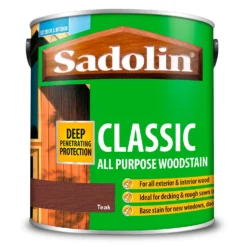 Sadolin Classic All Purpose Woodstain Teak - 2.5L -Paint Store 12806188 1894951407289581