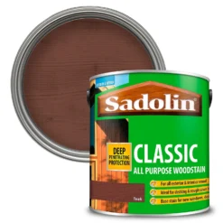 Sadolin Classic All Purpose Woodstain Teak - 2.5L