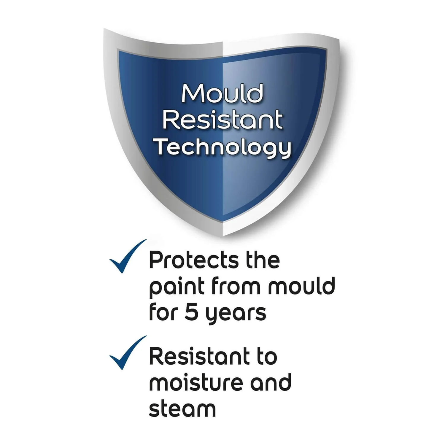 Dulux Easycare Bathroom Jasmine White - Soft Sheen Paint - 2.5L 7 Dulux Easycare Bathroom Jasmine White - Soft Sheen Paint - 2.5L - Image 5