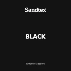 Sandtex® Ultra Smooth Masonry Paint Black - 2.5L -Paint Store 12806289 1954871255918712