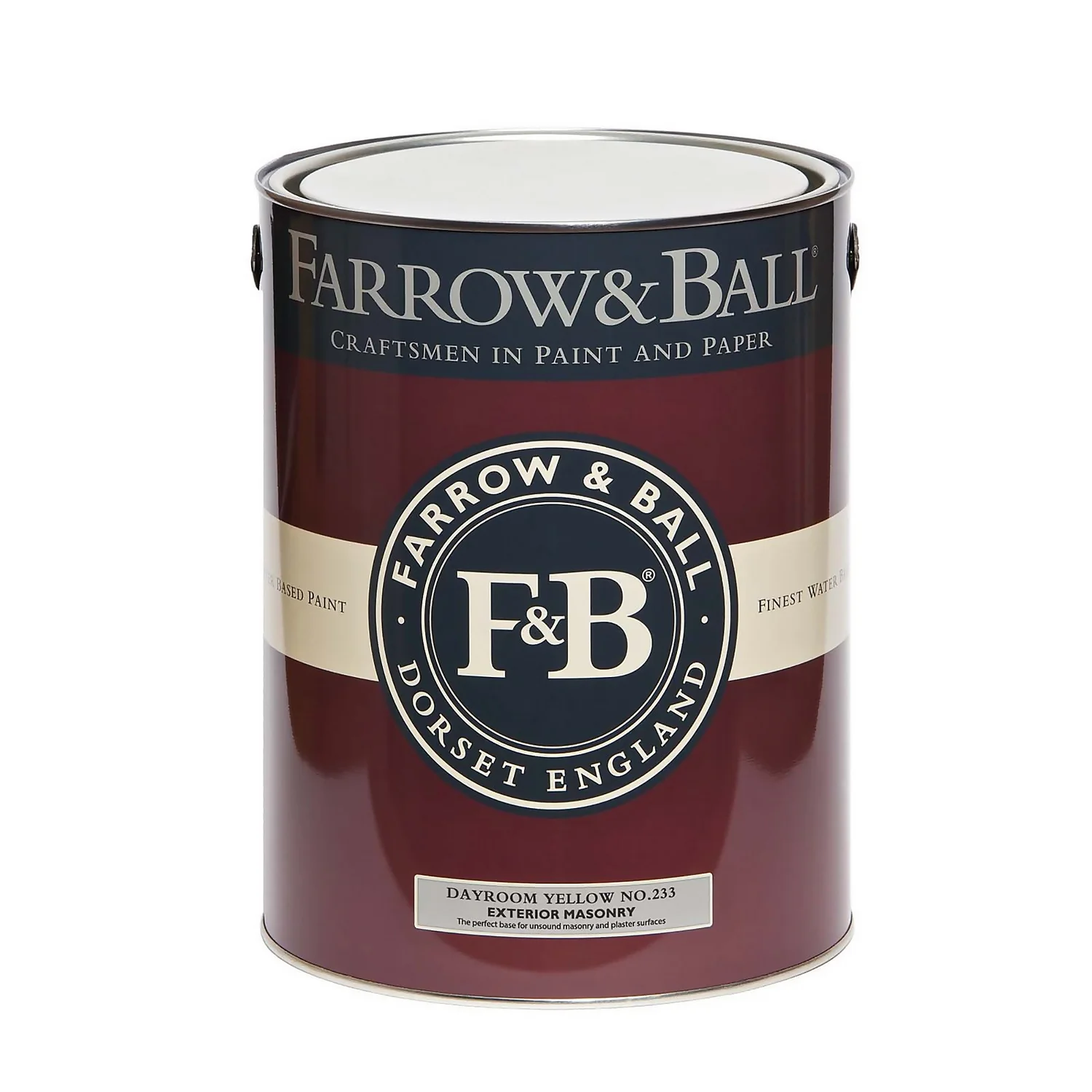 Farrow & Ball Exterior Masonry Dayroom Yellow - 5L 5 Farrow & Ball Exterior Masonry Dayroom Yellow - 5L - Image 3