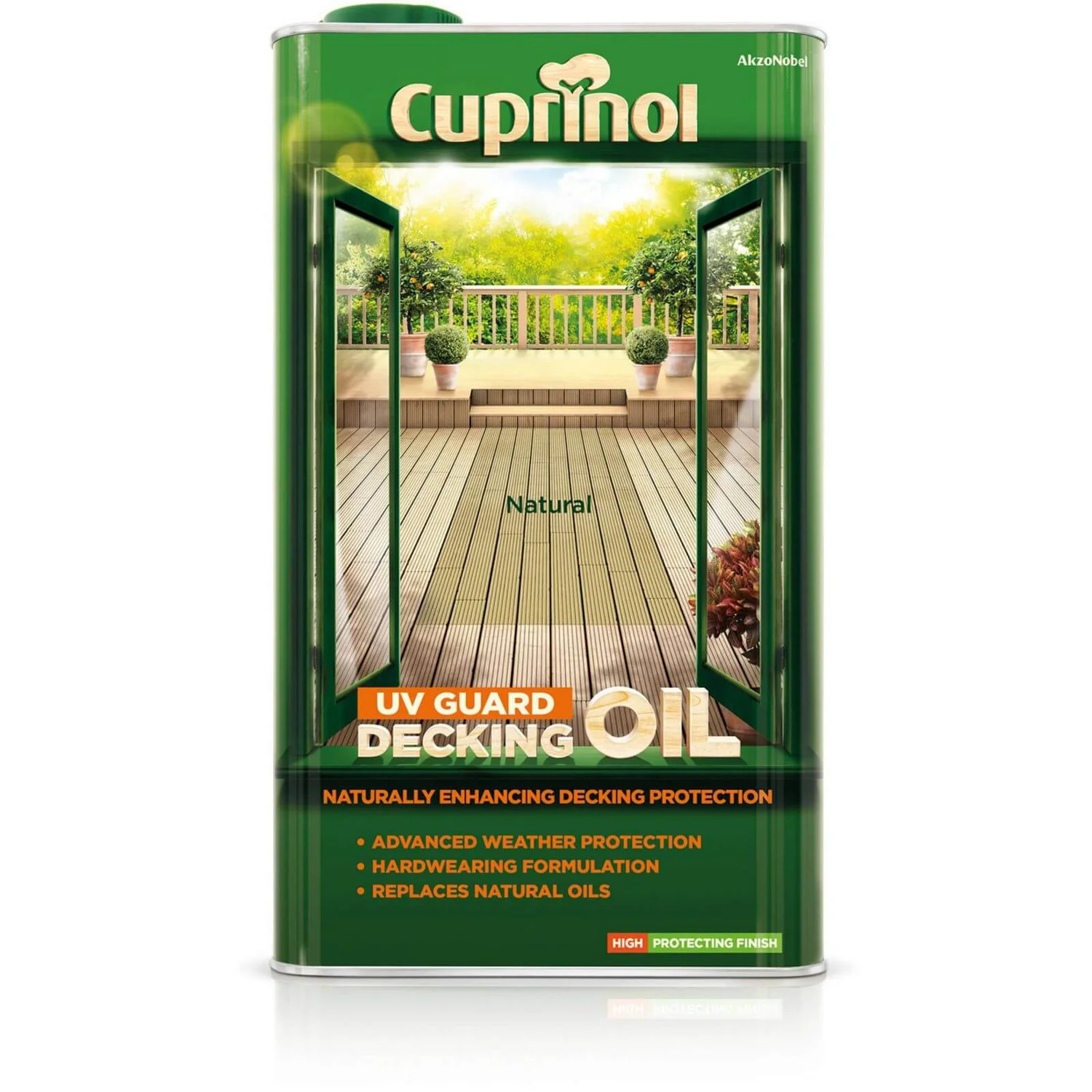 Cuprinol UV Guard Decking Oil - Natural - 5L 3 Cuprinol UV Guard Decking Oil - Natural - 5L
