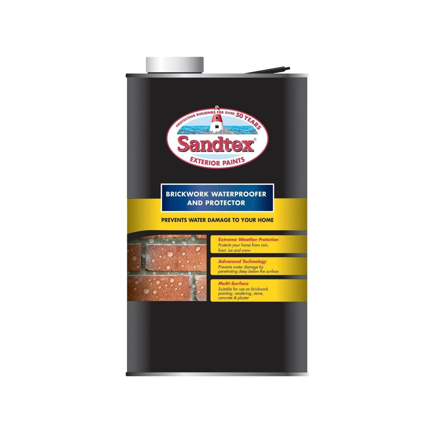 Sandtex Brickwork Waterproofer & Protector - 5L 3 Sandtex Brickwork Waterproofer & Protector - 5L