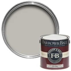 Farrow & Ball Full Gloss Paint Pavilion Gray - 2.5L