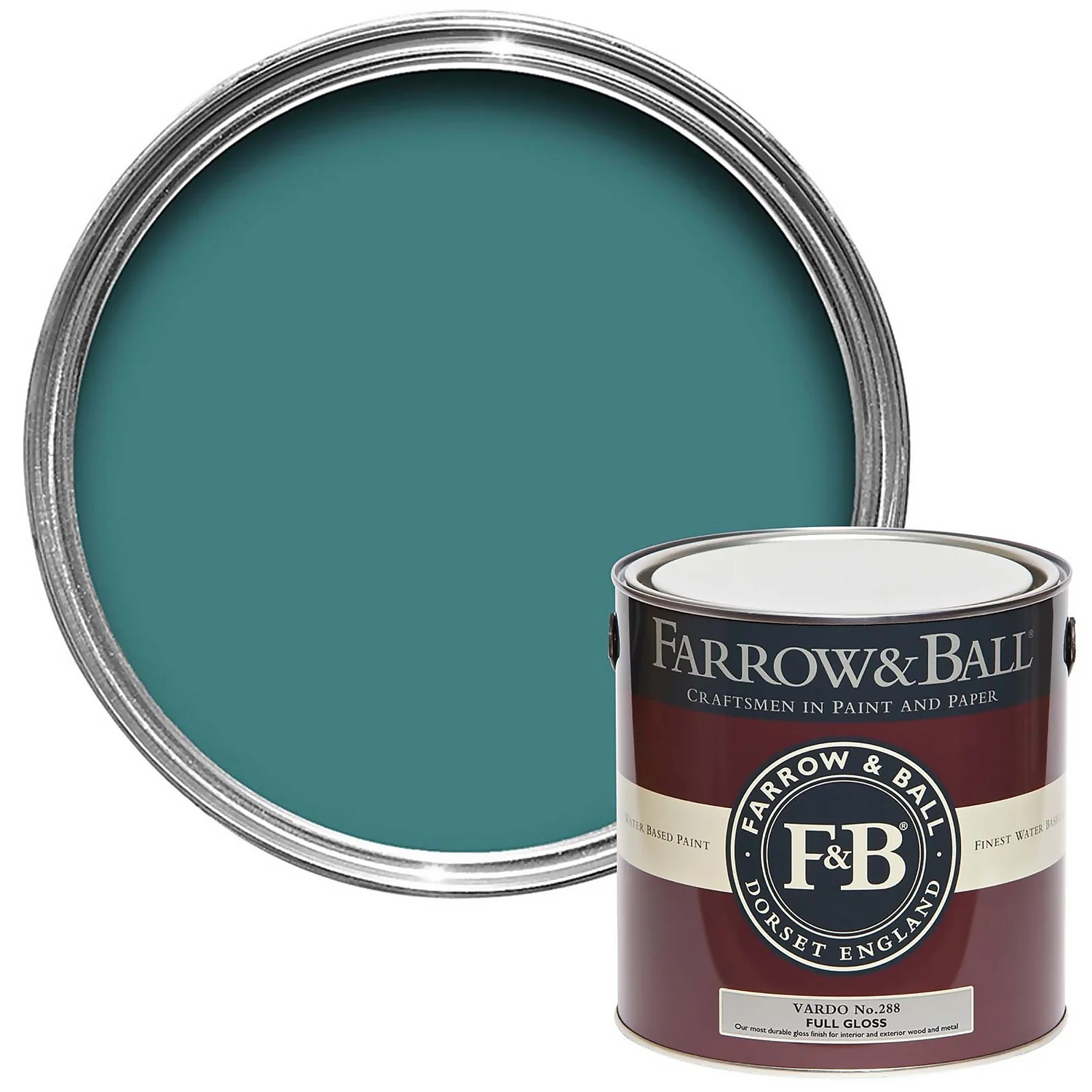 Farrow & Ball Full Gloss Paint Vardo - 2.5L 3 Farrow & Ball Full Gloss Paint Vardo - 2.5L