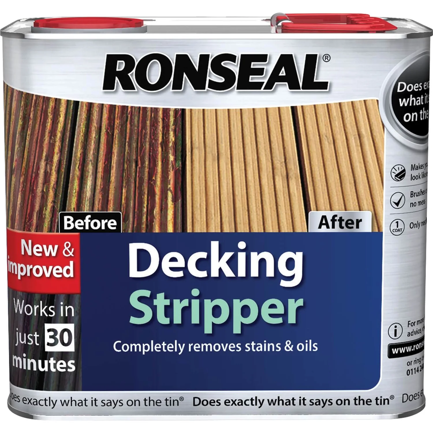 Ronseal Decking Stripper - 2.5L 3 Ronseal Decking Stripper - 2.5L