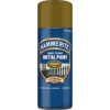Hammerite Direct To Rust Metal Spray Paint - Smooth Gold - 400ml 2 Hammerite Direct To Rust Metal Spray Paint - Smooth Gold - 400ml -Paint Store 12808859 6114831603688307