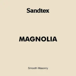 Sandtex® Ultra Smooth Masonry Paint Magnolia - 2.5L -Paint Store 12809045 7054871046864693