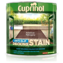 Cuprinol Anti Slip Decking Stain - American Mahogany - 2.5L