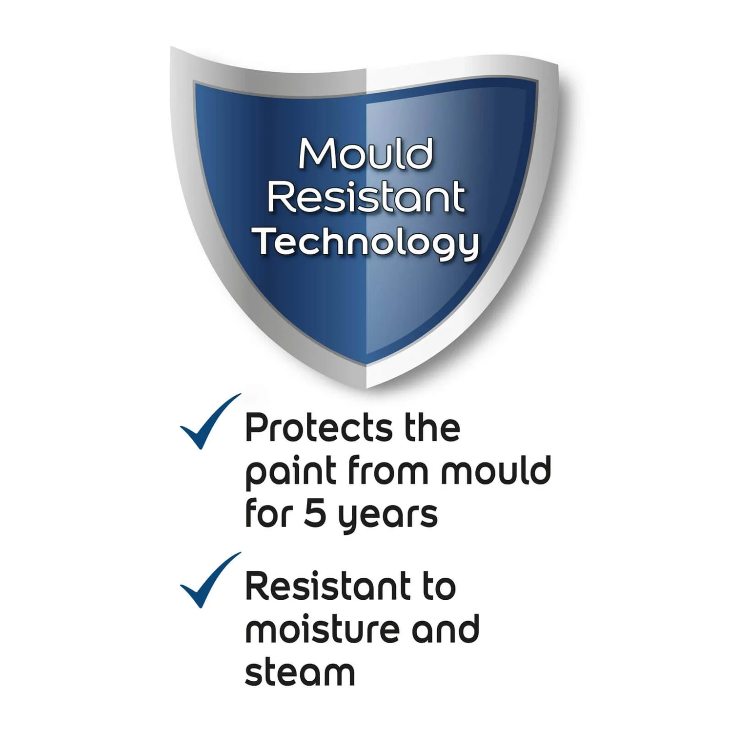 Dulux Easycare Bathroom Pure Brilliant White - Soft Sheen Paint - 2.5L 7 Dulux Easycare Bathroom Pure Brilliant White - Soft Sheen Paint - 2.5L - Image 5