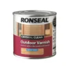 Ronseal Crystal Clear Outdoor Varnish Satin - 250ml 1 Ronseal Crystal Clear Outdoor Varnish Satin - 250ml -Paint Store 12809422 1624831918550502
