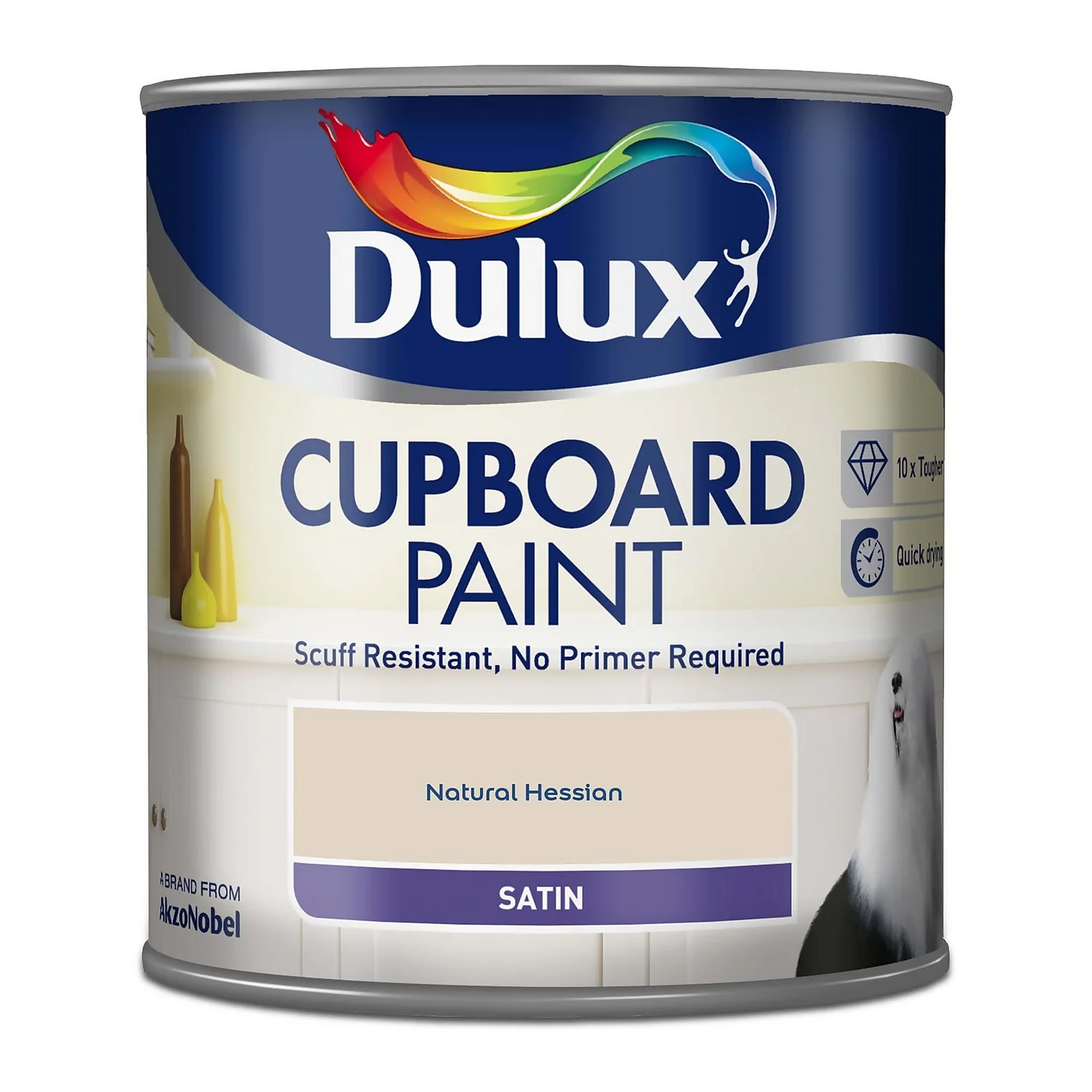 Dulux Realife Cupboard Paint Natural Hessian - 600ml 6 Dulux Realife Cupboard Paint Natural Hessian - 600ml - Image 4