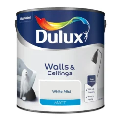 Dulux Matt Emulsion Paint White Mist - 2.5L 14 Dulux Matt Emulsion Paint White Mist - 2.5L -Paint Store 12809668 1244833194001462