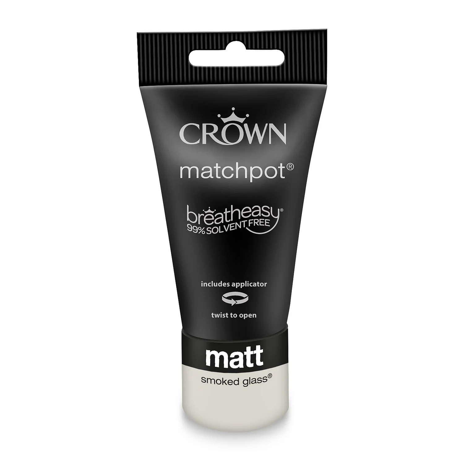 Crown Walls & Ceilings Matt Emulsion Paint Smoked Glass - Tester 40ml 8 Crown Walls & Ceilings Matt Emulsion Paint Smoked Glass - Tester 40ml - Image 6