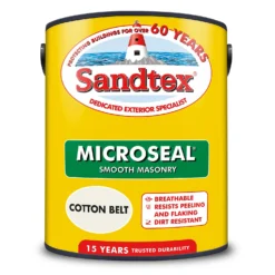 Sandtex® Ultra Smooth Masonry Paint Cotton Belt - 5L -Paint Store 12809833 7564871561590914