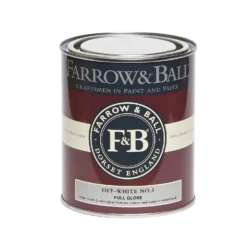 Farrow & Ball Full Gloss Paint Off-White - 750ml 8 Farrow & Ball Full Gloss Paint Off-White - 750ml -Paint Store 12810353 1464951873689681