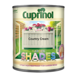 Cuprinol Garden Shades Country Cream - 1L -Paint Store 12811172 1144949841304263