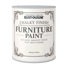 Rust-Oleum Chalky Furniture Paint - Antique White - 125ml