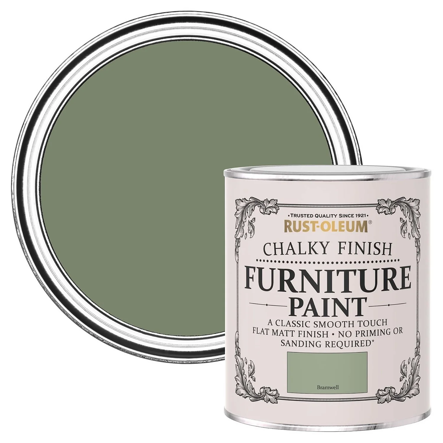 Rust-Oleum Chalky Furniture Paint - Bramwell - 750ml 3 Rust-Oleum Chalky Furniture Paint - Bramwell - 750ml