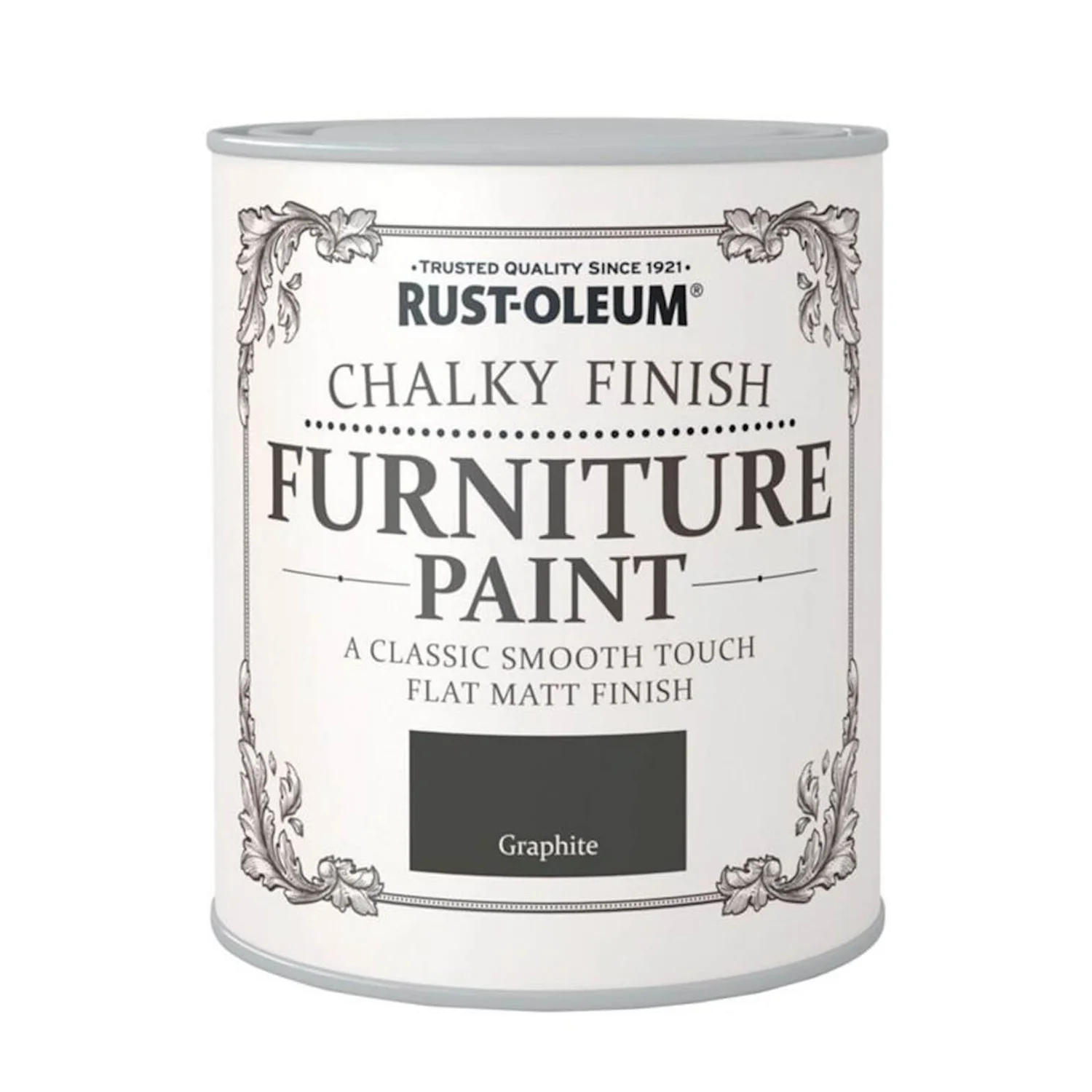 Rust-Oleum Chalky Furniture Paint - Graphite - 125ml 3 Rust-Oleum Chalky Furniture Paint - Graphite - 125ml