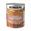 Ronseal Interior Varnish Gloss Dark Oak - 750ml -Paint Store 12811524 7024831955803386
