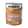 Ronseal Interior Varnish Satin Medium Oak - 750ml -Paint Store 12811557 3154831968360237
