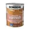 Ronseal Interior Varnish Satin Dark Oak - 750ml -Paint Store 12811569 1764831968193143