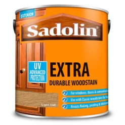 Sadolin Extra Durable Woodstain Light Oak - 2.5L -Paint Store 12812250 1394951406473041