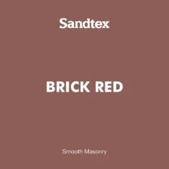 Sandtex® Ultra Smooth Masonry Paint Brick Red - 1L -Paint Store 12813204 9814871563040226