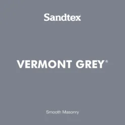 Sandtex® Ultra Smooth Masonry Paint Vermont Grey - 2.5L -Paint Store 12813518 1904871566709232