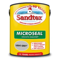 Sandtex® Ultra Smooth Masonry Paint Light Grey - 5L -Paint Store 12813520 1214871567411265