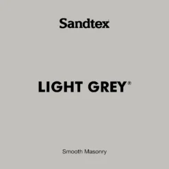 Sandtex® Ultra Smooth Masonry Paint Light Grey - 5L -Paint Store 12813520 1654871567440320