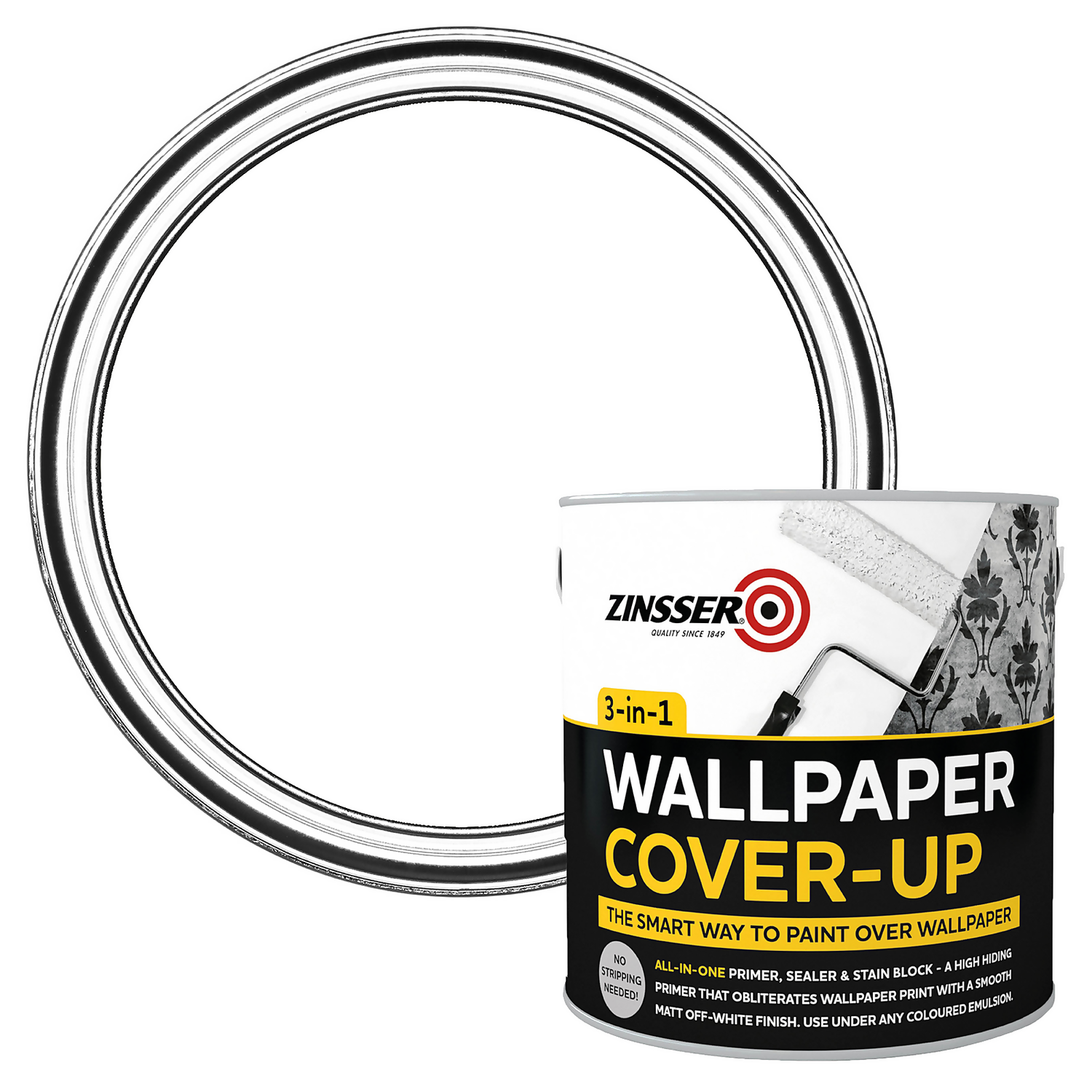 Zinsser Wallpaper Cover-Up - 2.5L 3 Zinsser Wallpaper Cover-Up - 2.5L