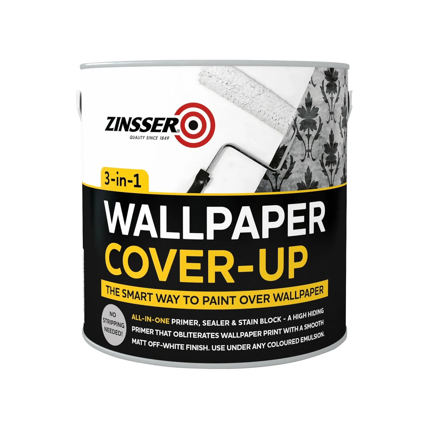 Zinsser Wallpaper Cover-Up - 2.5L 5 Zinsser Wallpaper Cover-Up - 2.5L - Image 3