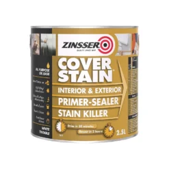 Zinsser Coverstain Primer Sealer - 2.5L 9 Zinsser Coverstain Primer Sealer - 2.5L -Paint Store 12814573 2114949799272043