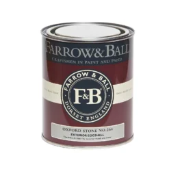Farrow & Ball Exterior Eggshell Paint Oxford Stone - 750ml -Paint Store 12815639 9434951874772303