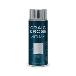 Craig & Rose Artisan Bright Effect Spray Paint - Chrome - 400ml