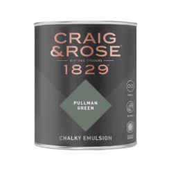 Craig & Rose 1829 Chalky Matt Emulsion Paint Pullman Green - 750ml 7 Craig & Rose 1829 Chalky Matt Emulsion Paint Pullman Green - 750ml -Paint Store 12819693 8234833222427113