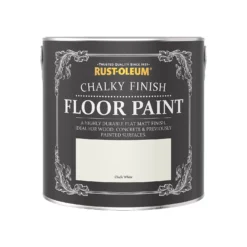Rust-Oleum Chalky Floor Paint Chalk White - 2.5L -Paint Store 12819785 1664940725472415