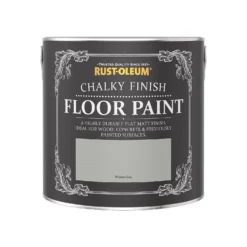 Rust-Oleum Chalky Floor Paint Winter Grey - 2.5L 9 Rust-Oleum Chalky Floor Paint Winter Grey - 2.5L -Paint Store 12819786 7504940725516824