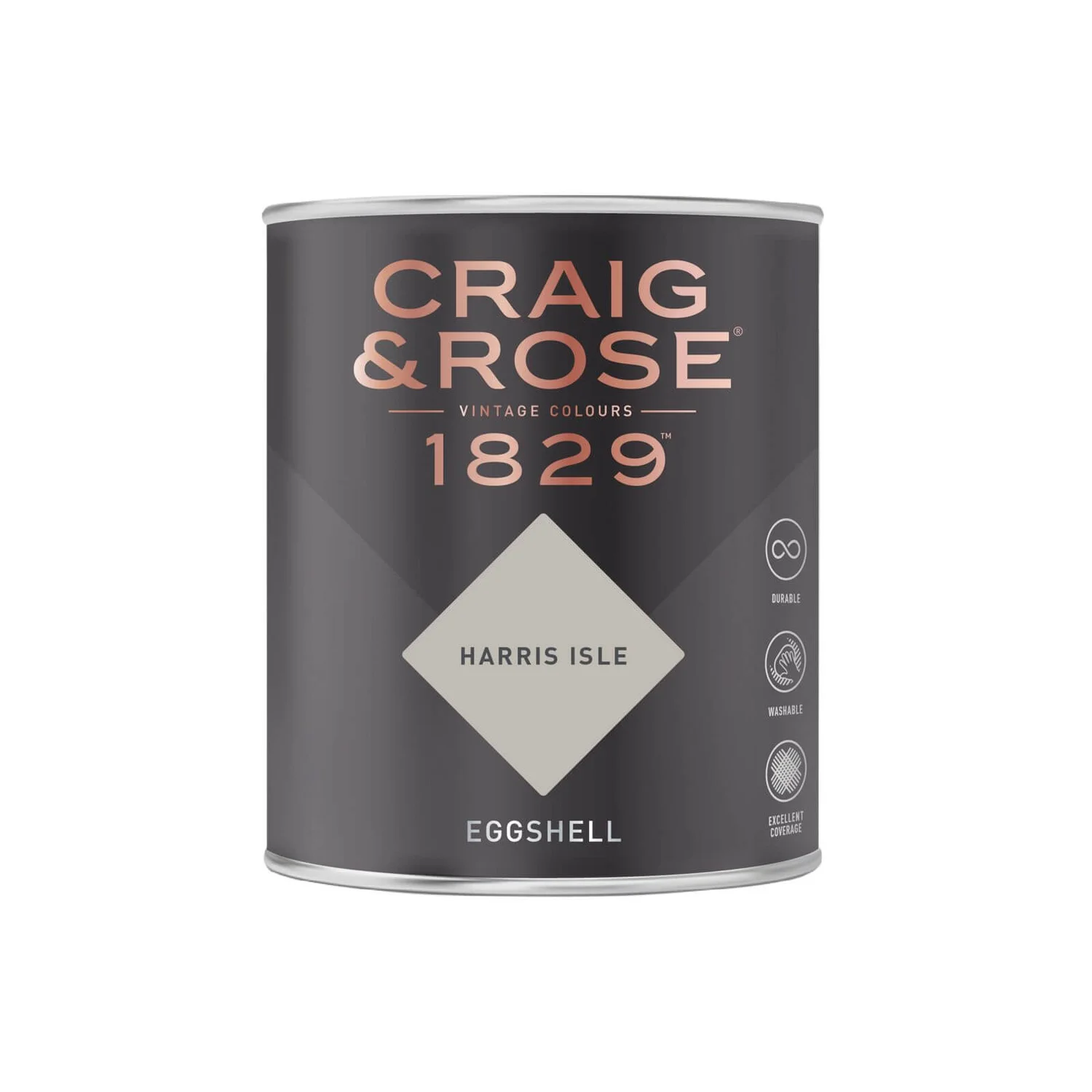 Craig & Rose 1829 Eggshell Paint Harris Isle - 750ml 4 Craig & Rose 1829 Eggshell Paint Harris Isle - 750ml - Image 2