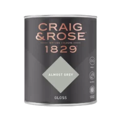 Craig & Rose 1829 Gloss Paint Almost Grey -750ml 6 Craig & Rose 1829 Gloss Paint Almost Grey -750ml -Paint Store 12820556 1144833222302358