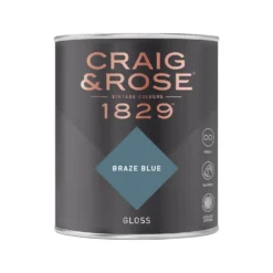 Craig & Rose 1829 Gloss Paint Braze Blue Gloss -750ml 6 Craig & Rose 1829 Gloss Paint Braze Blue Gloss -750ml -Paint Store 12820577 3164833222660264