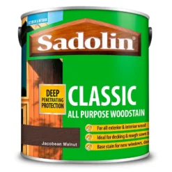 Sadolin Classic All Purpose Woodstain Jacobean Walnut - 2.5L -Paint Store 12821236 4934951406595585